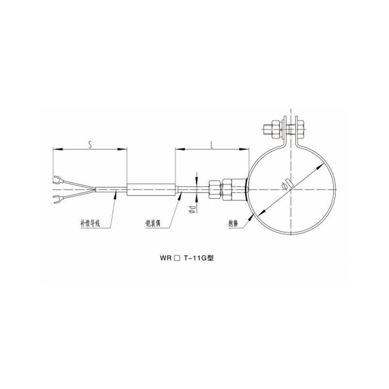 65. WR□T-11G 型抱箍熱電偶